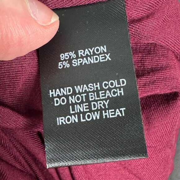 Lulus Convertible Maxi Dress Bugundy Tricks of Trade Size XS Bridesmaid Boho NWT - Picture 11 of 11